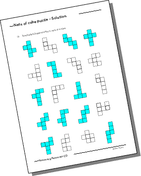 Nets of Cube Puzzle