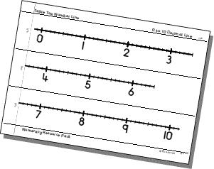 0 to 10 line - decimal