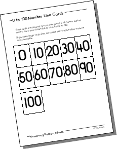 0 to 100 Cards for Universal Line