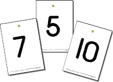 Giant Number Cards