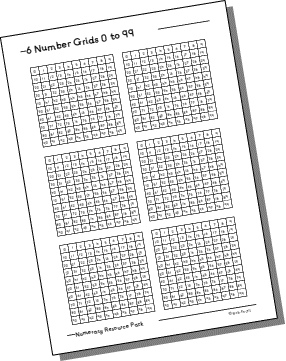 0 to 99 x 6 Grid
